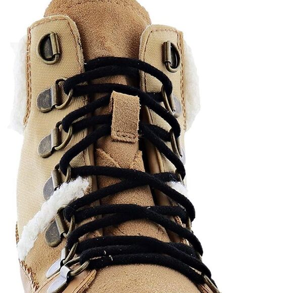 NEW Women's TOMS Mesa Ankle Bootie Desert Tan Suede/Leather 10 - Picture 3 of 7